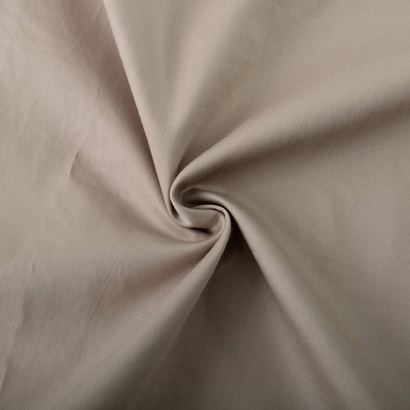 Evolive New 300TC Thread Count 100% Cotton Body Pillow Cover/Case Replacement with Hidden Zipper Closure 21"x54" (Taupe) - Image 5
